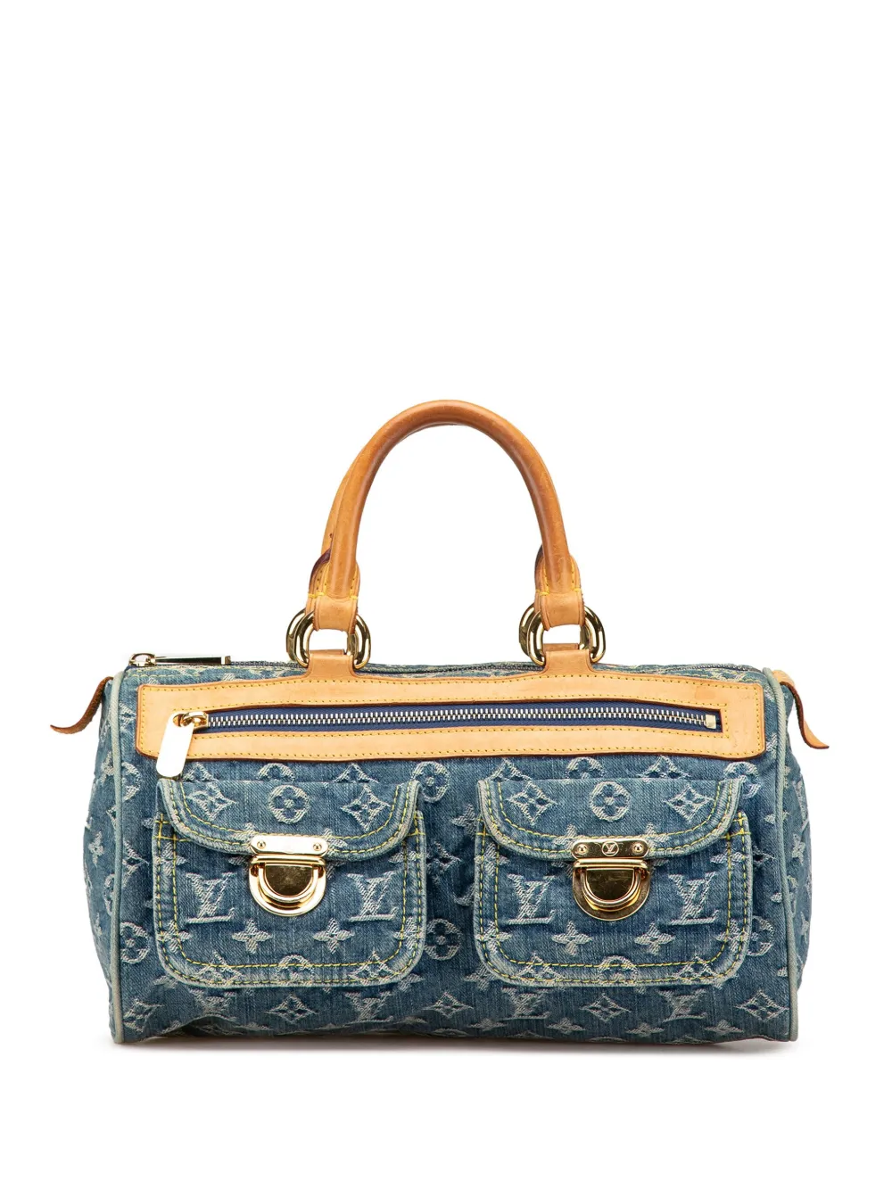 Louis Vuitton Pre-Owned 2005 Monogram Denim Neo Speedy 30 boston bag - Louis Vuitton Pre-Owned 2005 Monogram Denim Neo Speedy 30 boston bag -