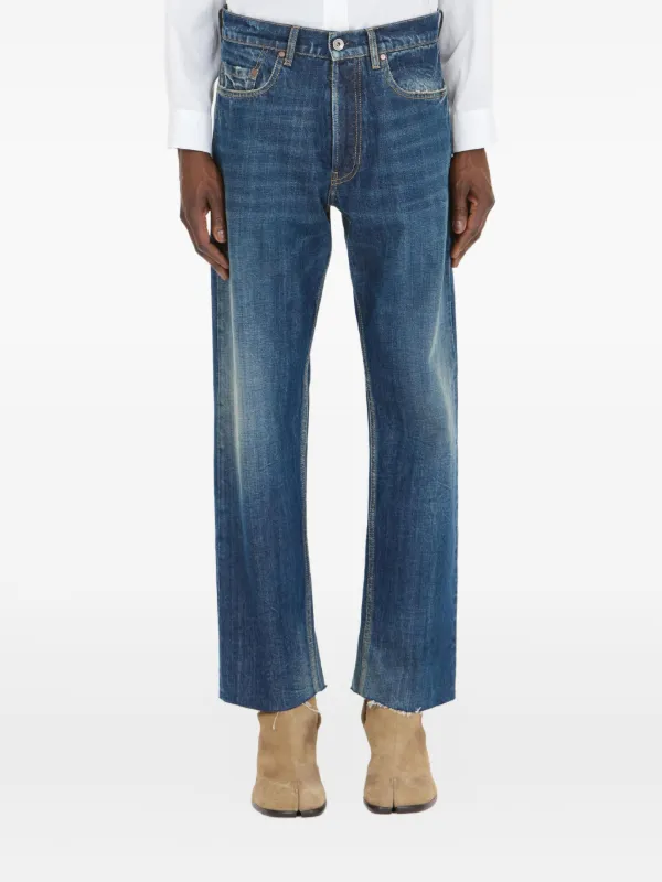Maison Margiela Straight-fit Jeans in Brown