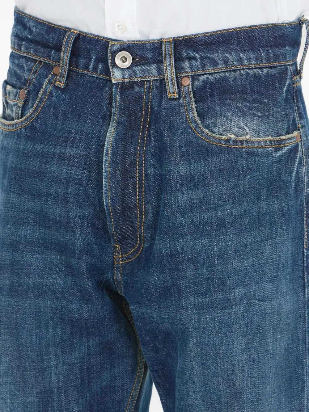 Maison Margiela Straight jeans Bruin