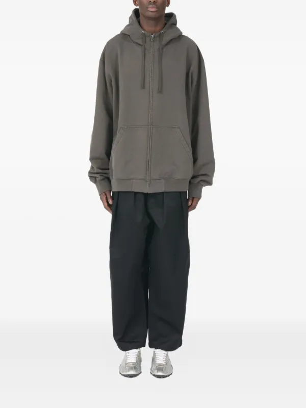 Maison Margiela Numbers-motif Hooded Jacket | Brown | FARFETCH HK