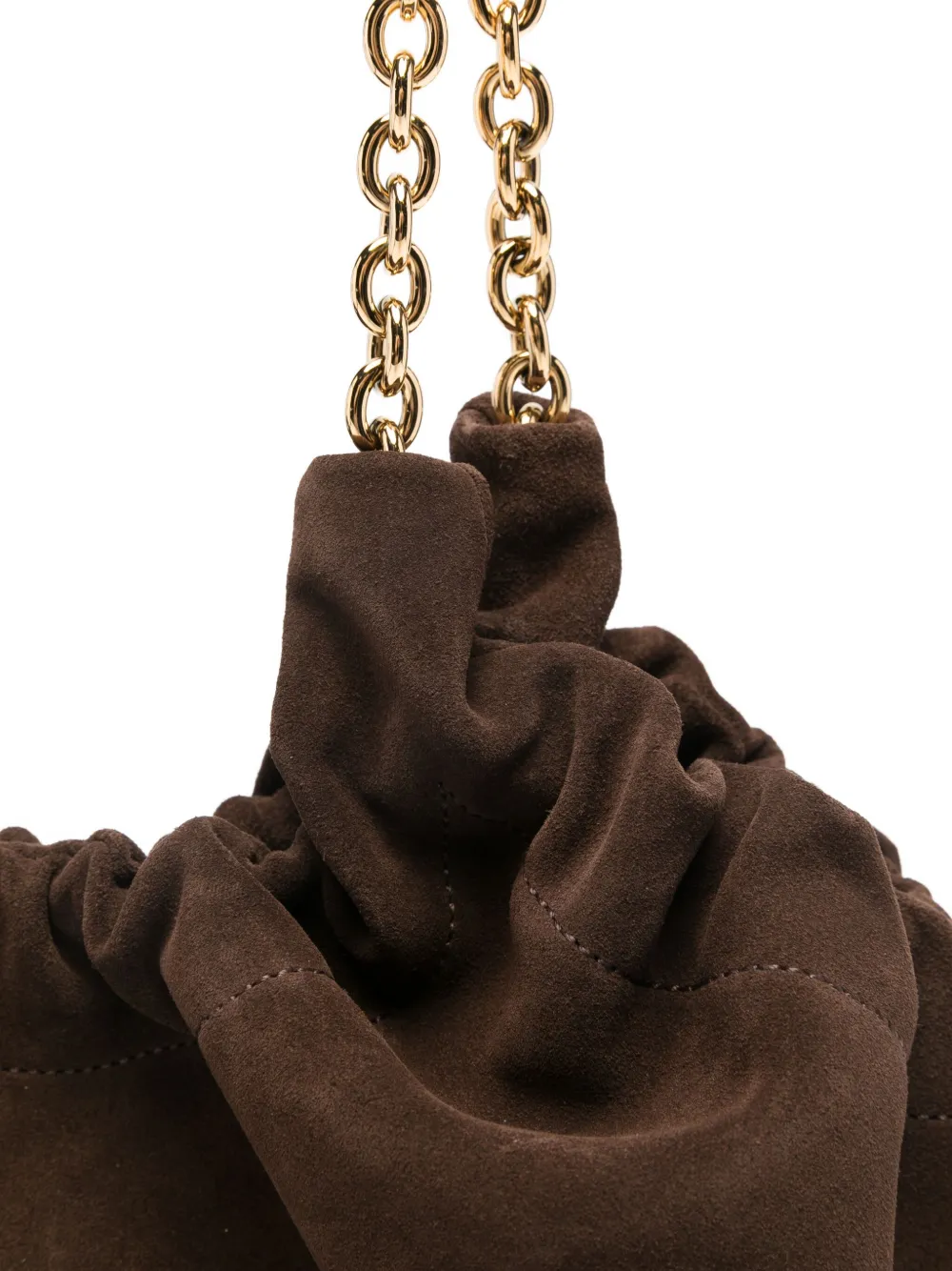 Demellier Midi Miami Suede Shoulder Bag In Brown