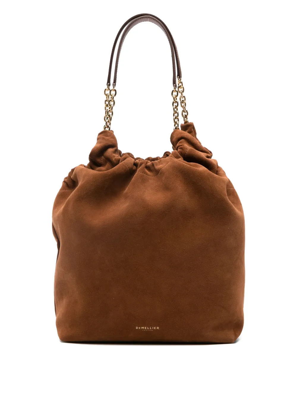 DeMellier Miami suede shoulder bag - Marrone