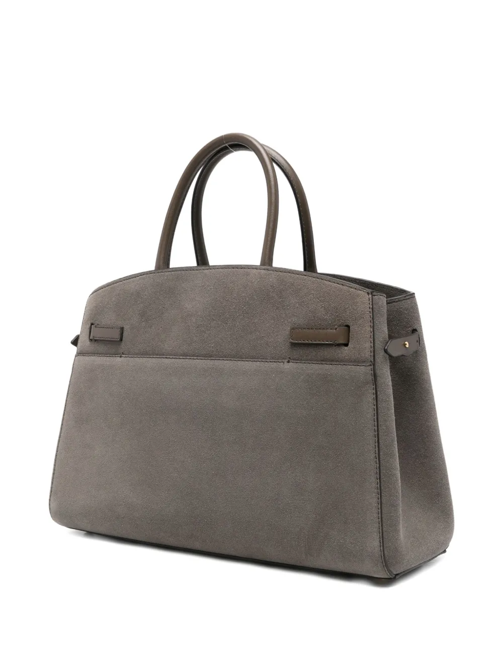 Demellier The Hudson Leather Top-handle Bag In Green