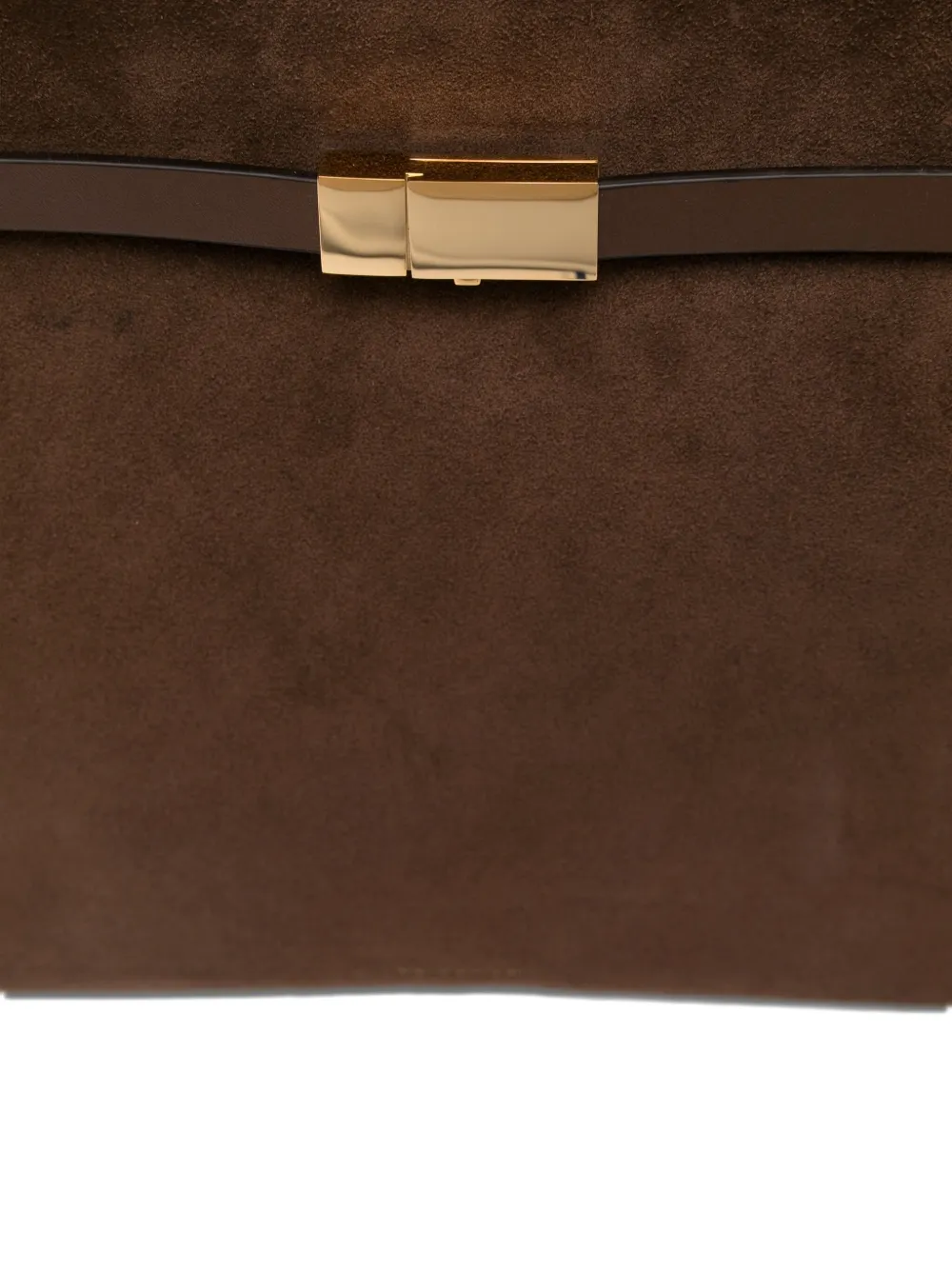 Demellier Hudson Suede Tote Bag In Brown