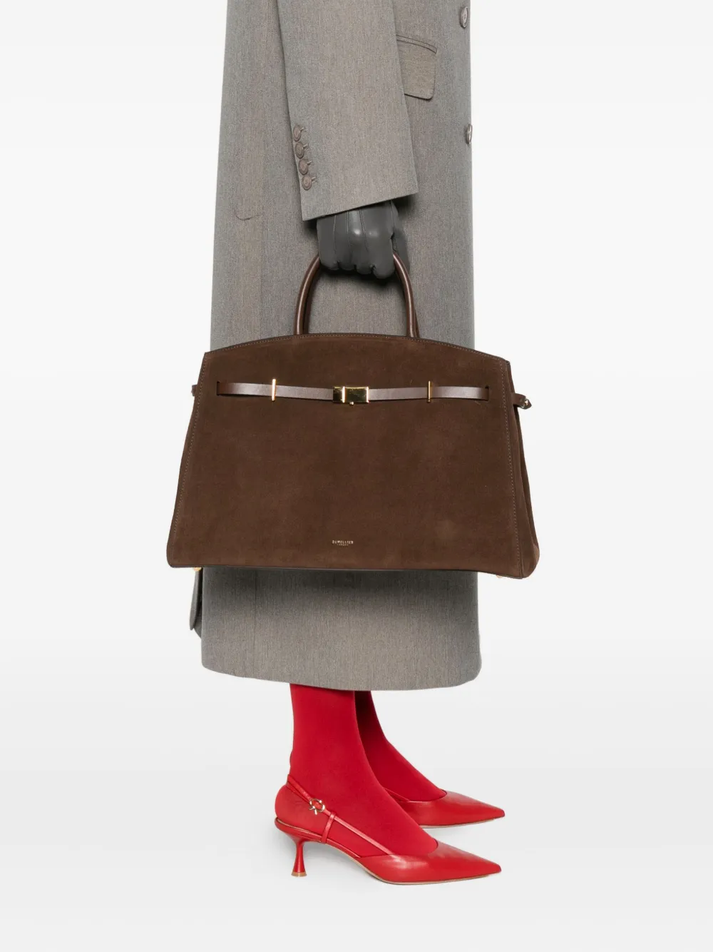 DeMellier Hudson suède shopper - Bruin