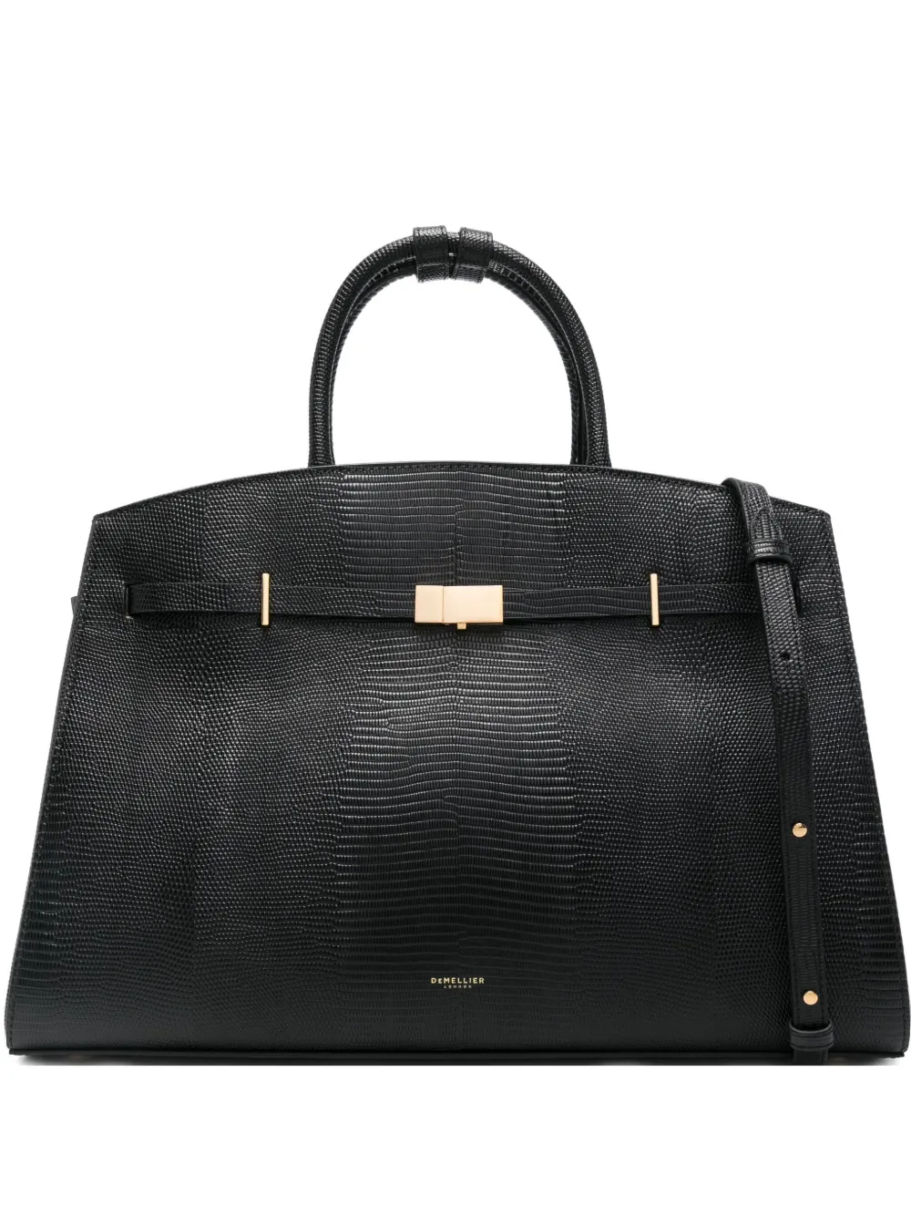 Demellier Tote Bag Hudson Aus Leder In Black