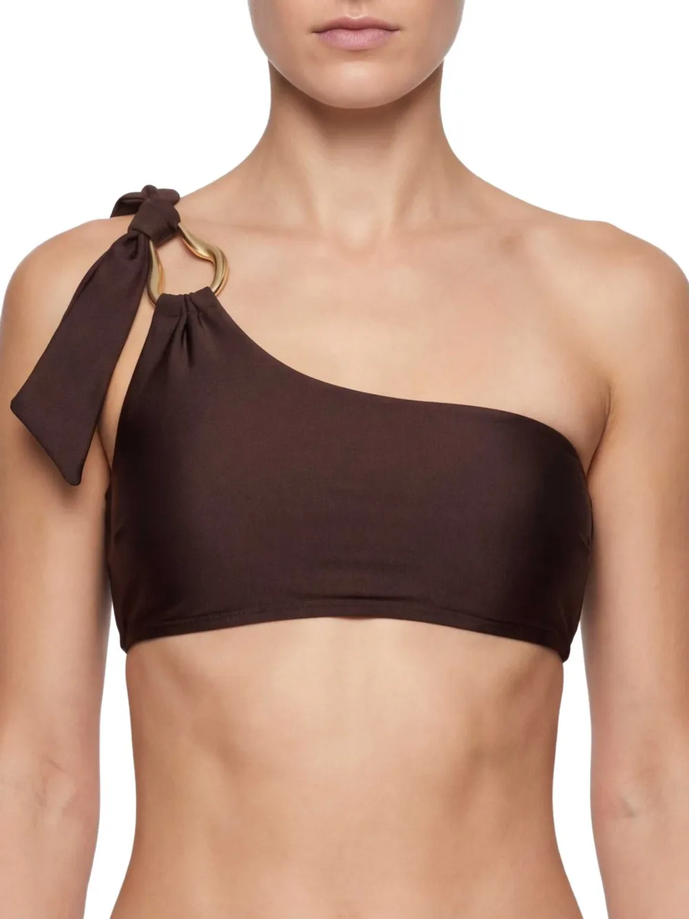 ZIMMERMANN Ascension asymmetrische bikinitop Bruin