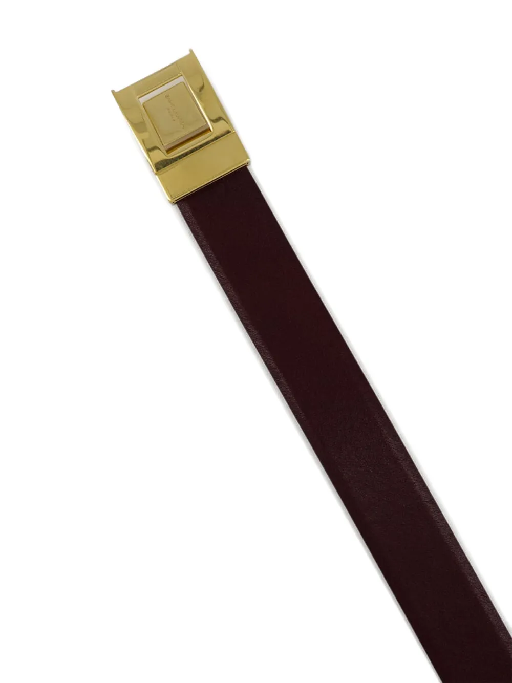 Saint Laurent Leren gespriem - Rood