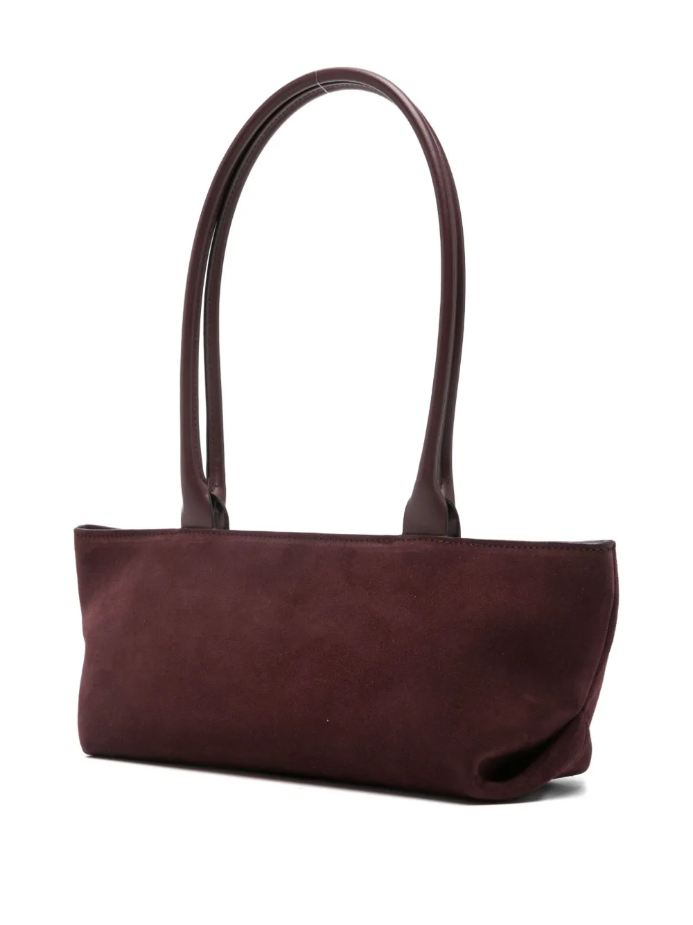 Demellier New York Suede Shoulder Bag In Red