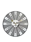Fornasetti sun-motif wall clock - Black