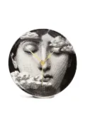 Fornasetti figurative-print table clock - Black