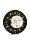 Fornasetti sun and moon decorative clock - Black