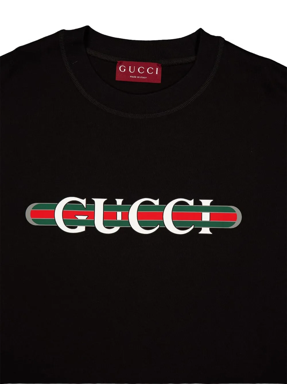 Gucci T-shirt met logoprint Zwart