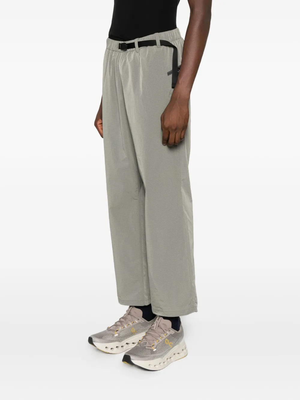  Goldwin Belted Ripstop Track Pants - Grey 