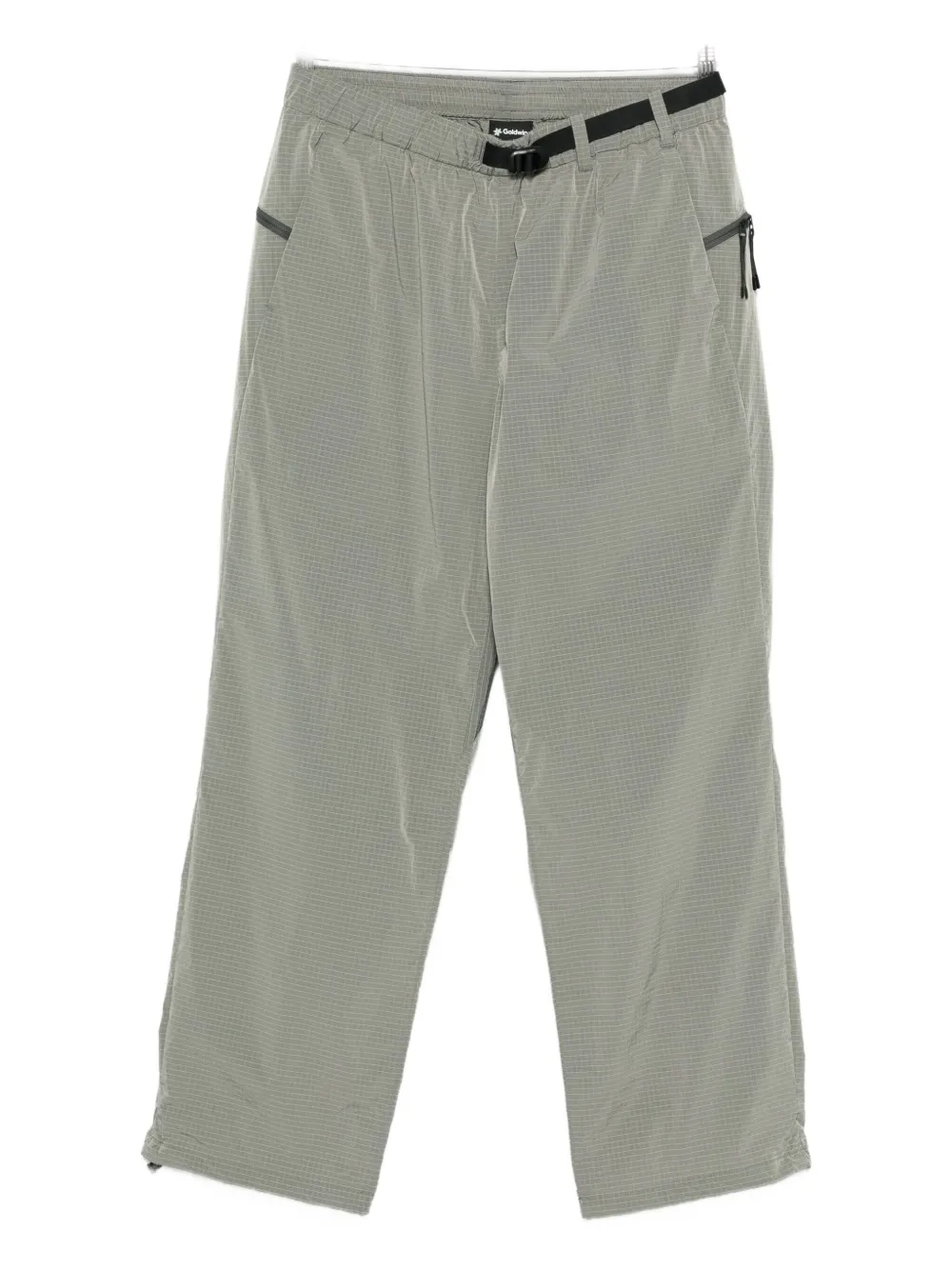 Goldwin belted ripstop track pants | Grey | Image 1