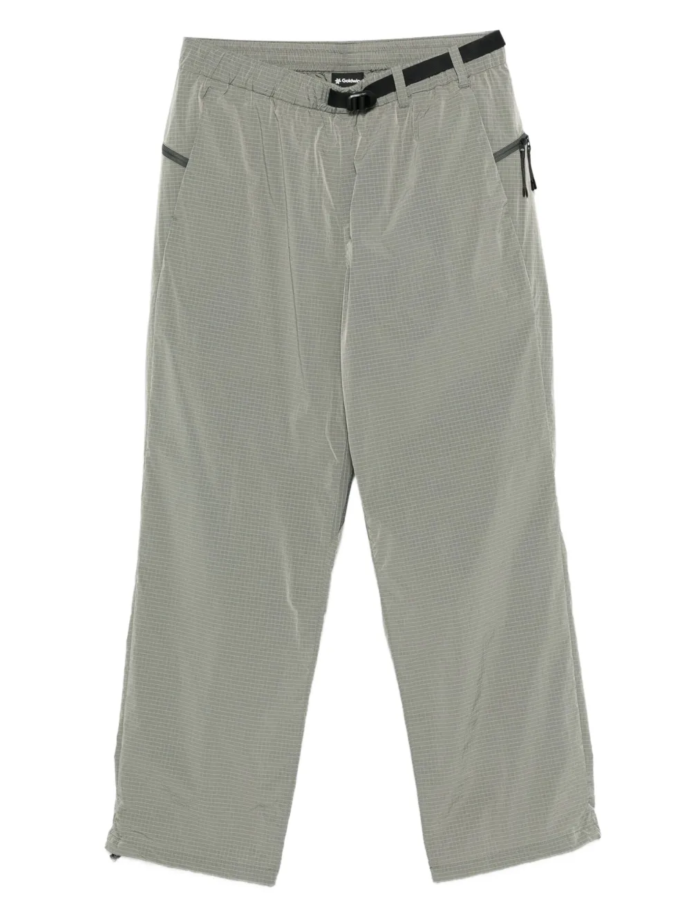 Goldwin belted ripstop track pants | Grey | Image 1