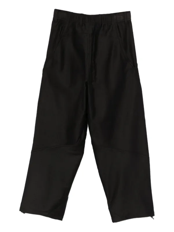 Goldwin 0 Helicoid Cotton Trousers | Black | FARFETCH