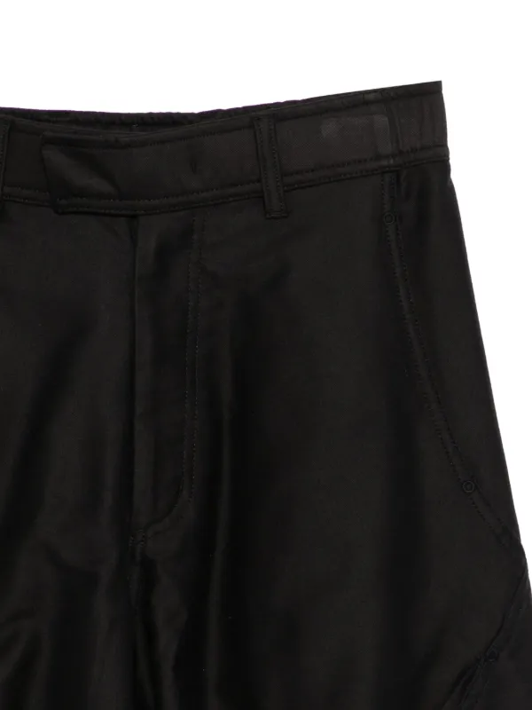 Goldwin 0 Helicoid Cotton Trousers | Black | FARFETCH