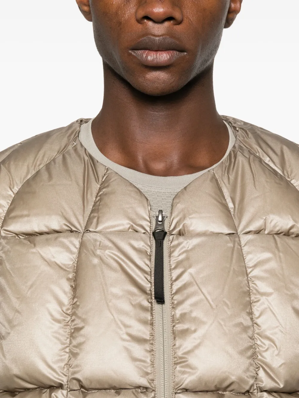 Goldwin 0 Quilted Performance Gilet In Neutral