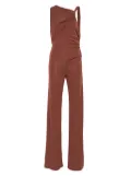 THE ANDAMANE asymmetric jumpsuit - Brown