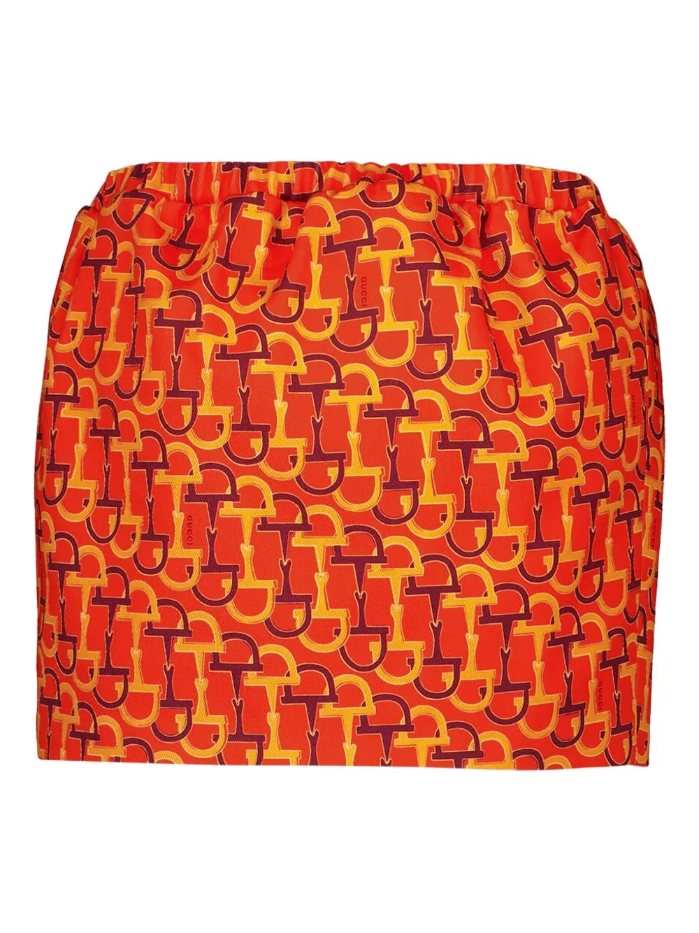 Gucci Rok met Horsebit-print Oranje