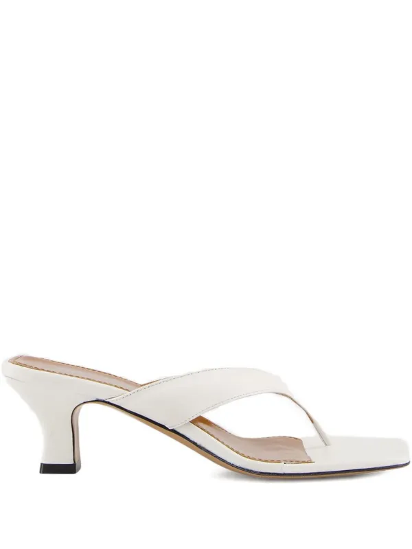Paris Texas 55mm Portofino Sandals in White