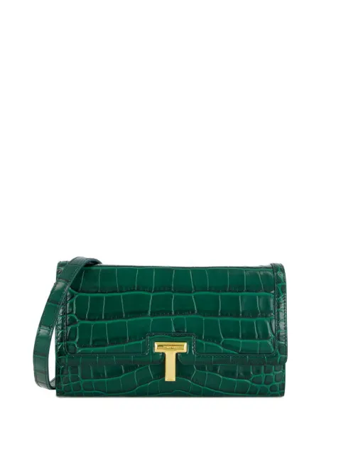 TOM FORD crocodile-effect leather mini bag
