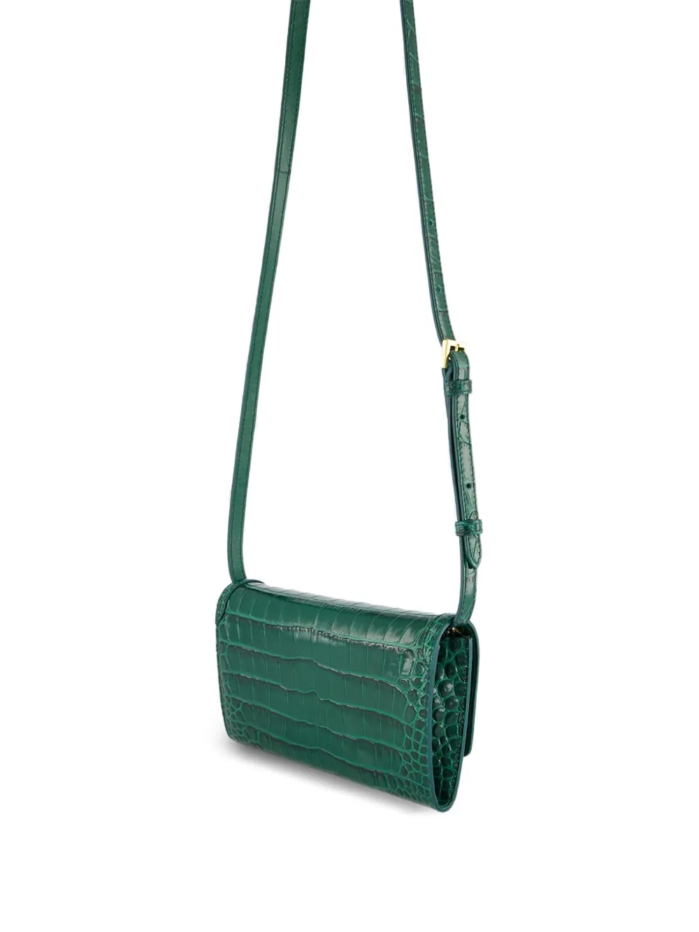 TOM FORD Tas met krokodillen-reliëf Groen