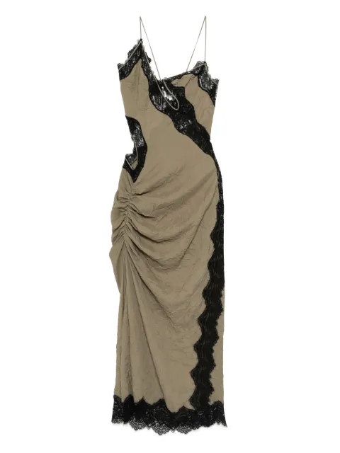 Christopher Esber Crimped lace dress