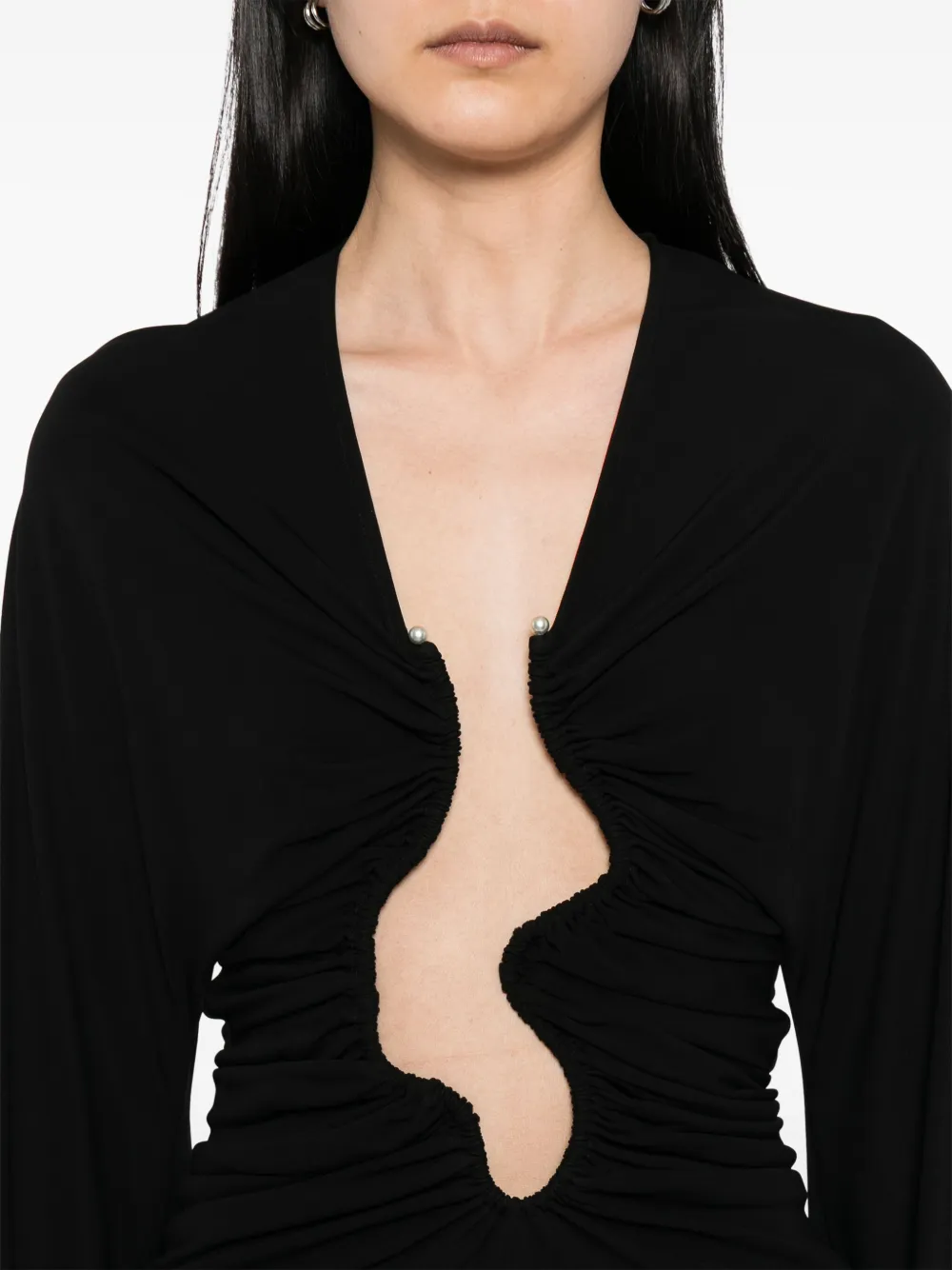 Christopher Esber Salacia top Zwart