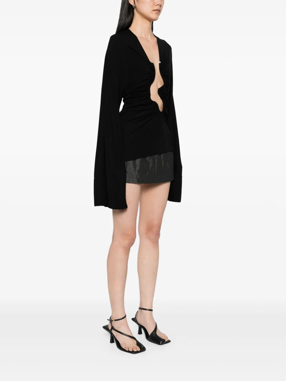 Christopher Esber Salacia top Zwart