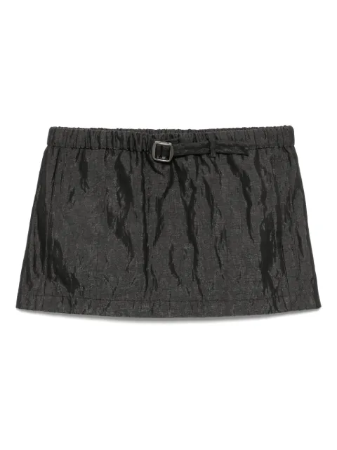 Christopher Esber crushed belted mini skirt