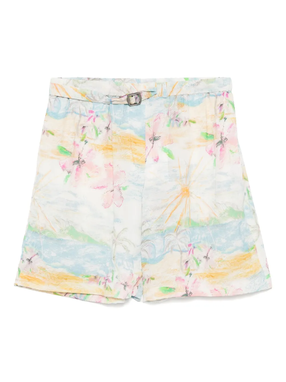Christopher Esber crimped Bahia shorts | Neutrals | Image 1