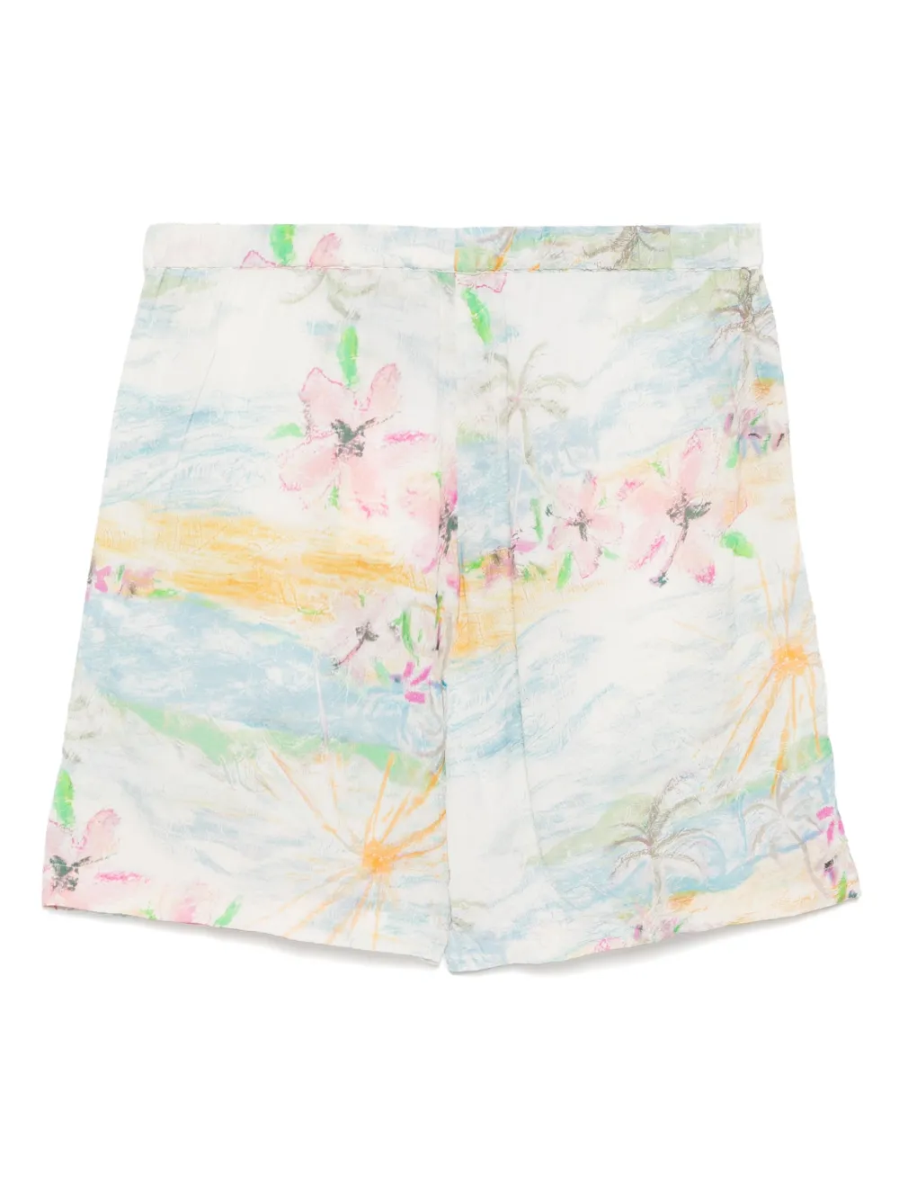 Christopher Esber crimped Bahia shorts | Knee-Length Shorts | Image 2