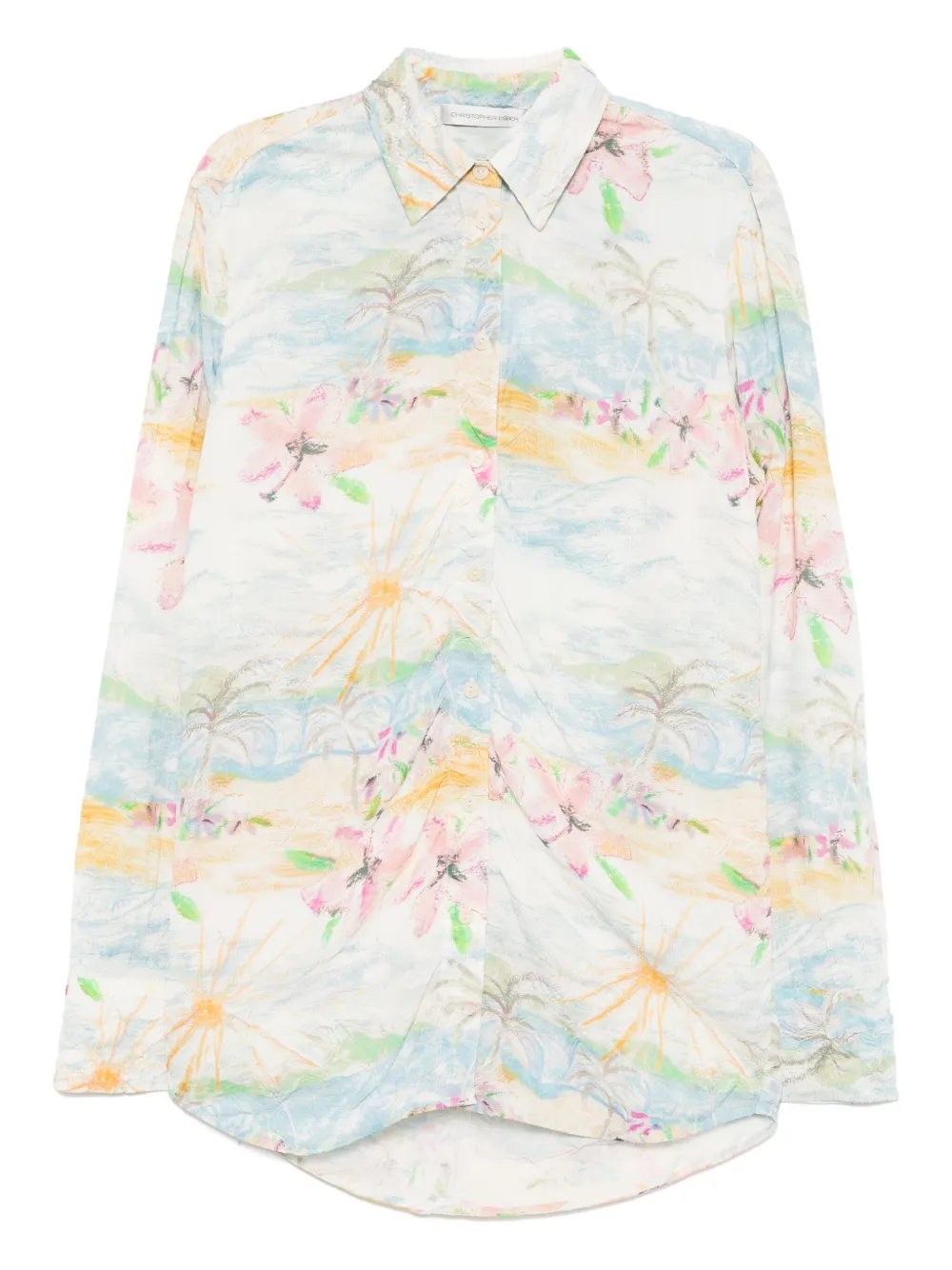 Christopher Esber Bahia blouse Wit