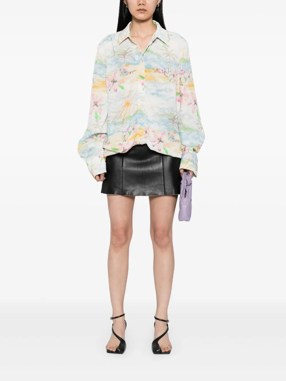 Christopher Esber Bahia blouse - Wit