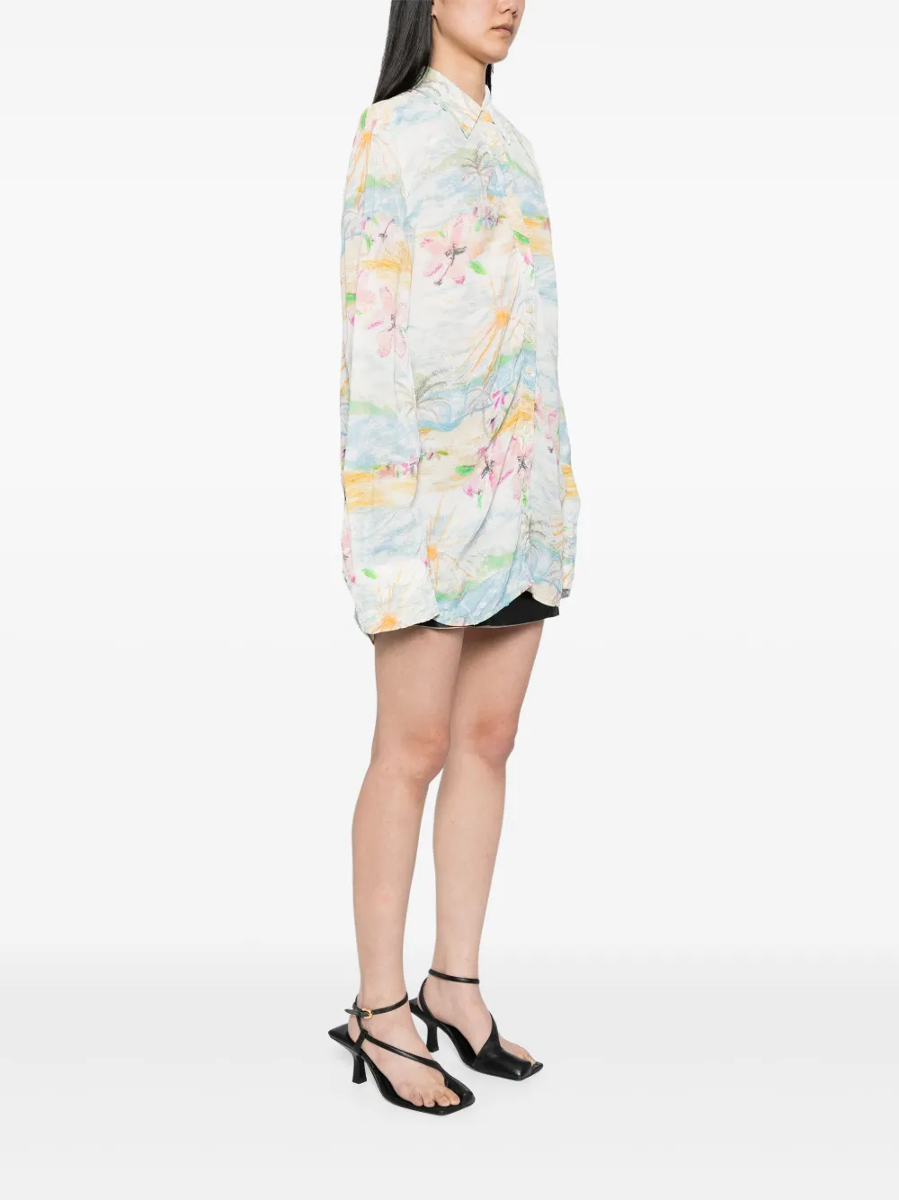 Christopher Esber Bahia blouse Wit
