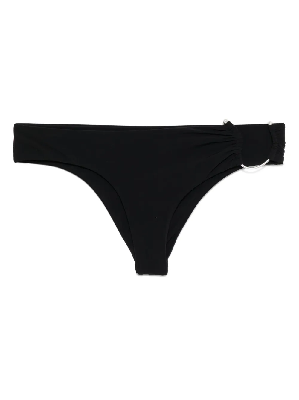 Christopher Esber ruched crescent side brief | negro | Image 1
