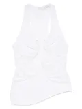 Christopher Esber Salacia ruched tank top - White
