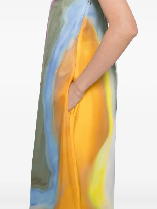 christopher esber aura silk strapless dress Christopher Esber Silk Twill Aura Maxi Dress