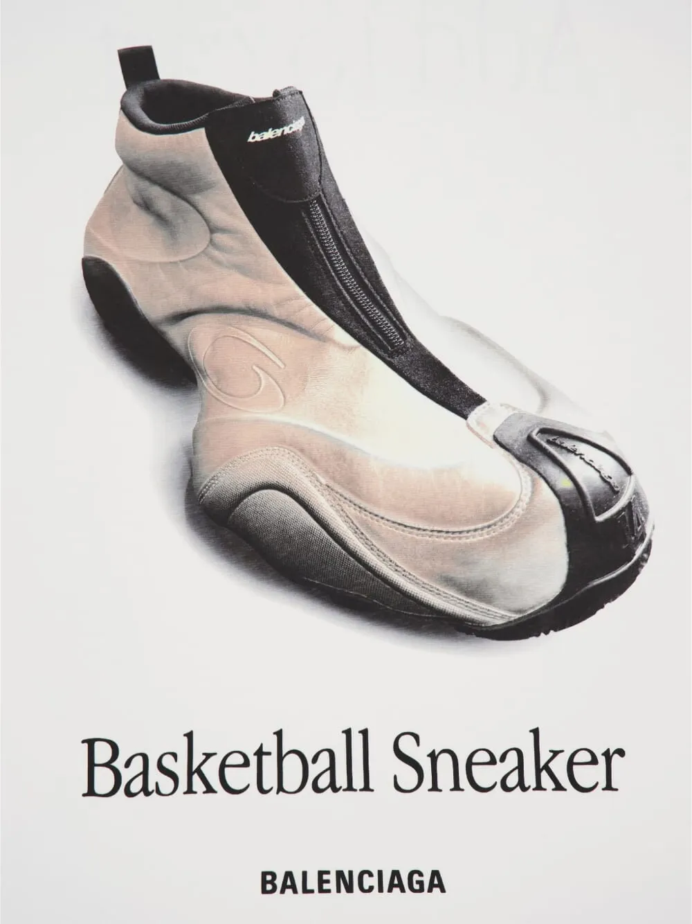 Balenciaga Basketball Sneaker T-shirt Wit