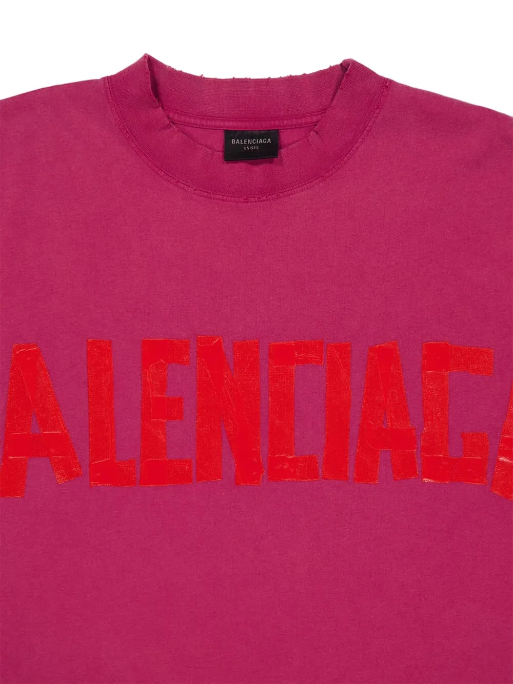Balenciaga Jersey T-shirt Roze