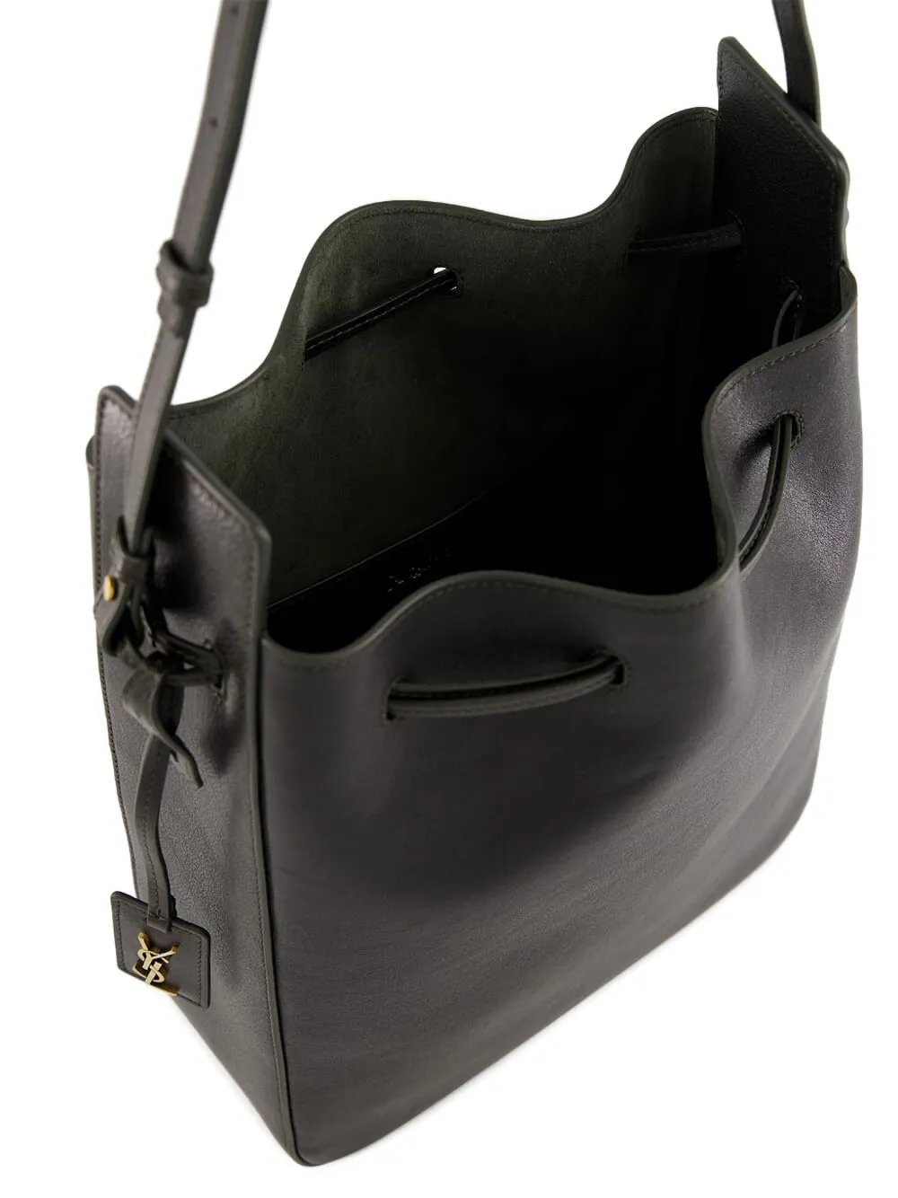 Saint Laurent Cassandre schoudertas met logo Zwart