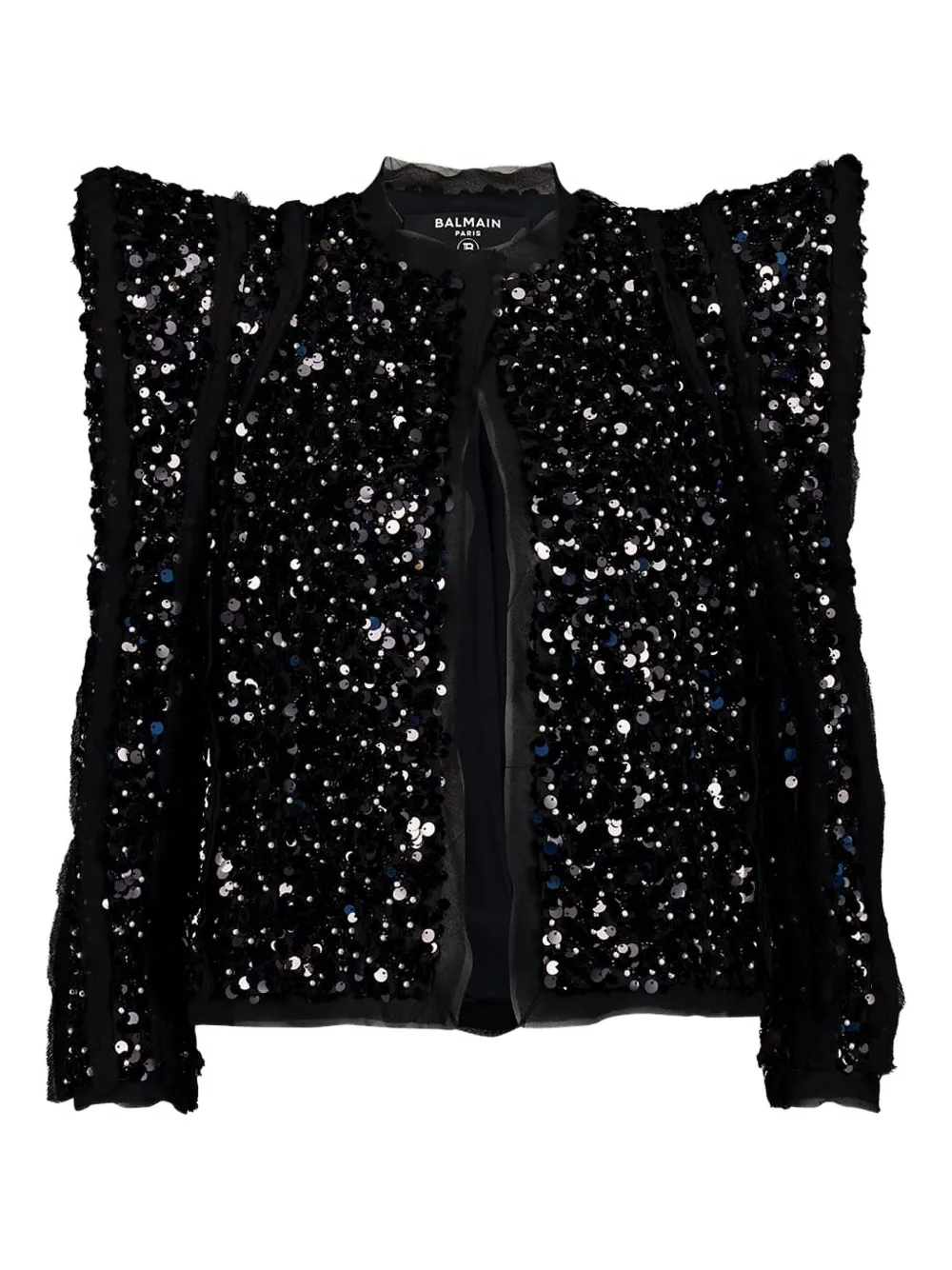 Balmain sequinned jacket | Black | Image 1