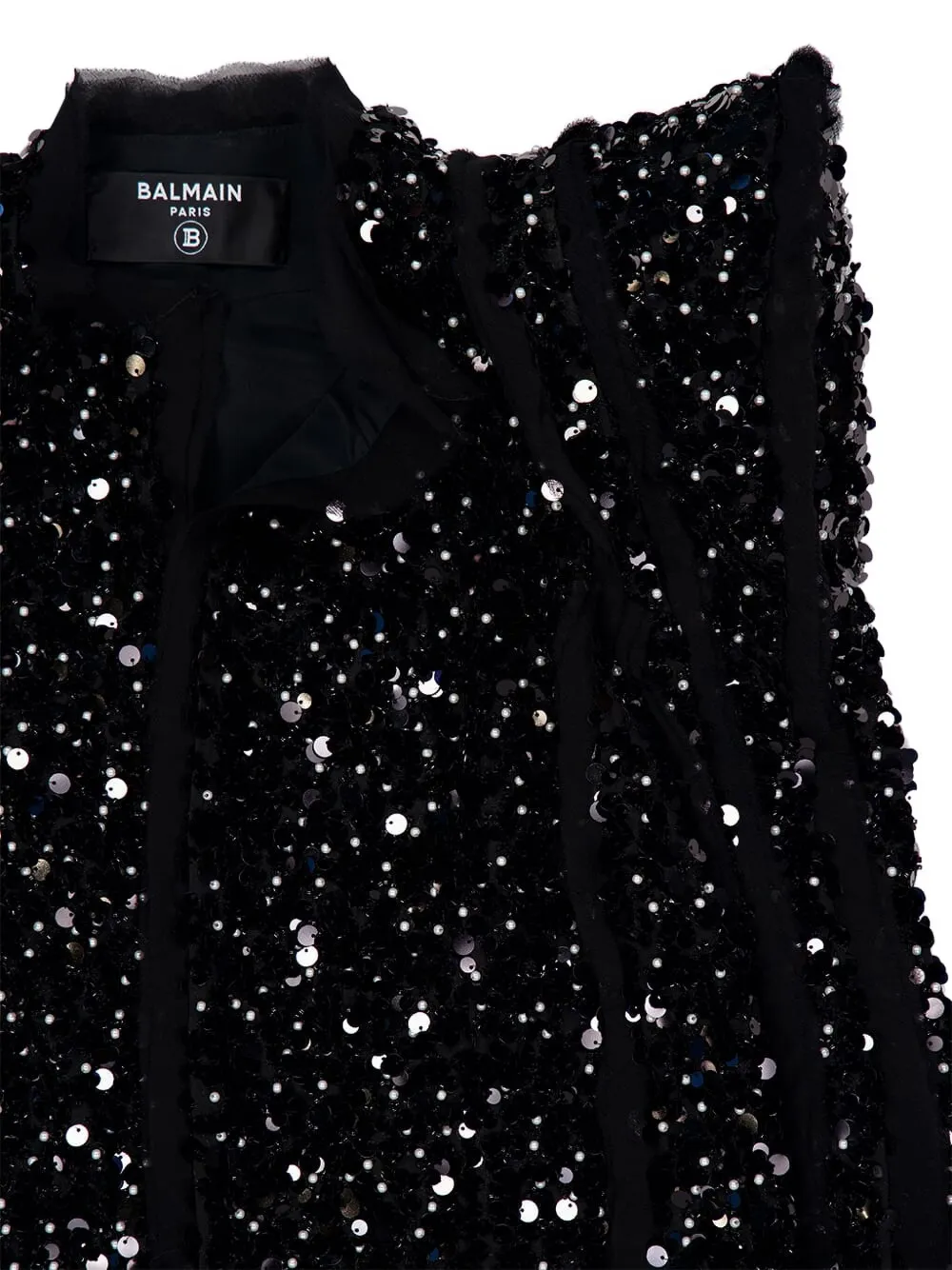Balmain Jack met pailletten Zwart