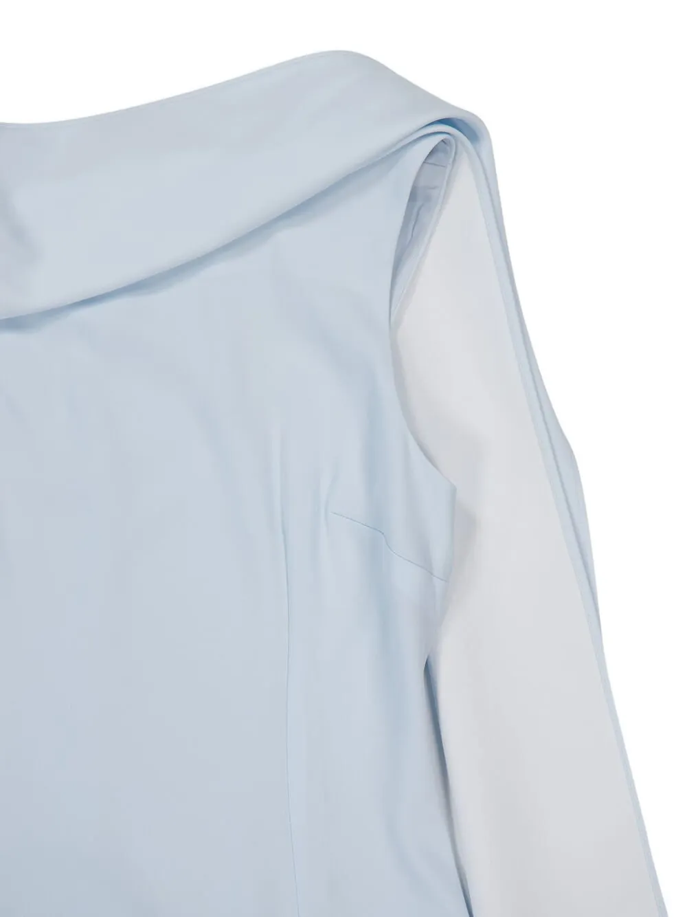 Roland Mouret Gedrapeerde midi-jurk Blauw