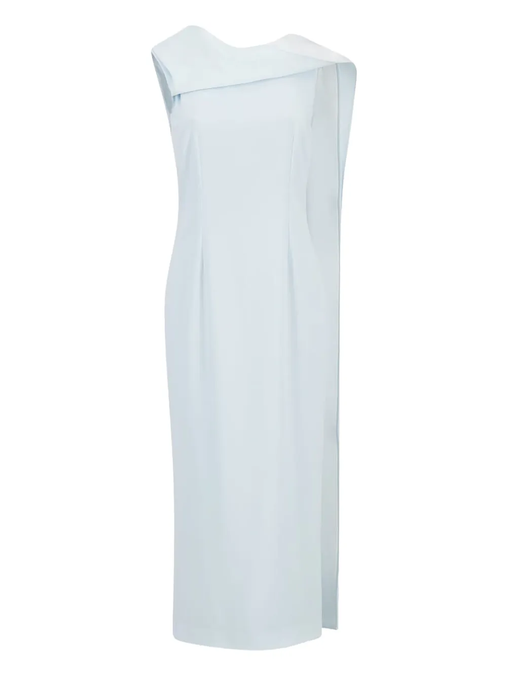 Roland Mouret Gedrapeerde midi-jurk Blauw