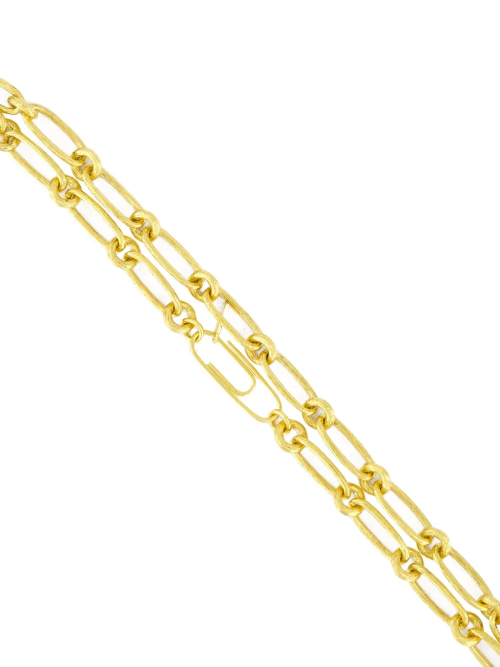Aurelie Bidermann Halsketting met gelakte afwerking - Goud