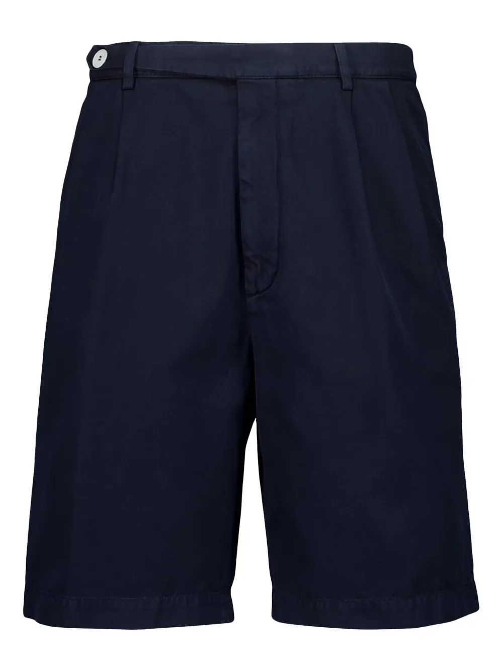 Brunello Cucinelli pleated cotton shorts Blauw