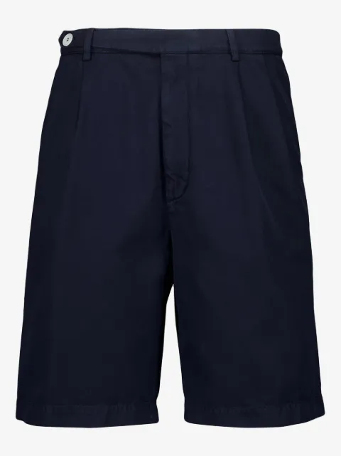 Brunello Cucinelli pleated cotton shorts